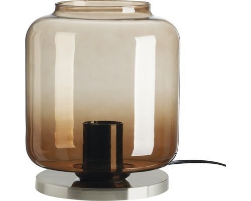 Light depot - tafellamp Cylinder E27 - bruin glas - Outlet
