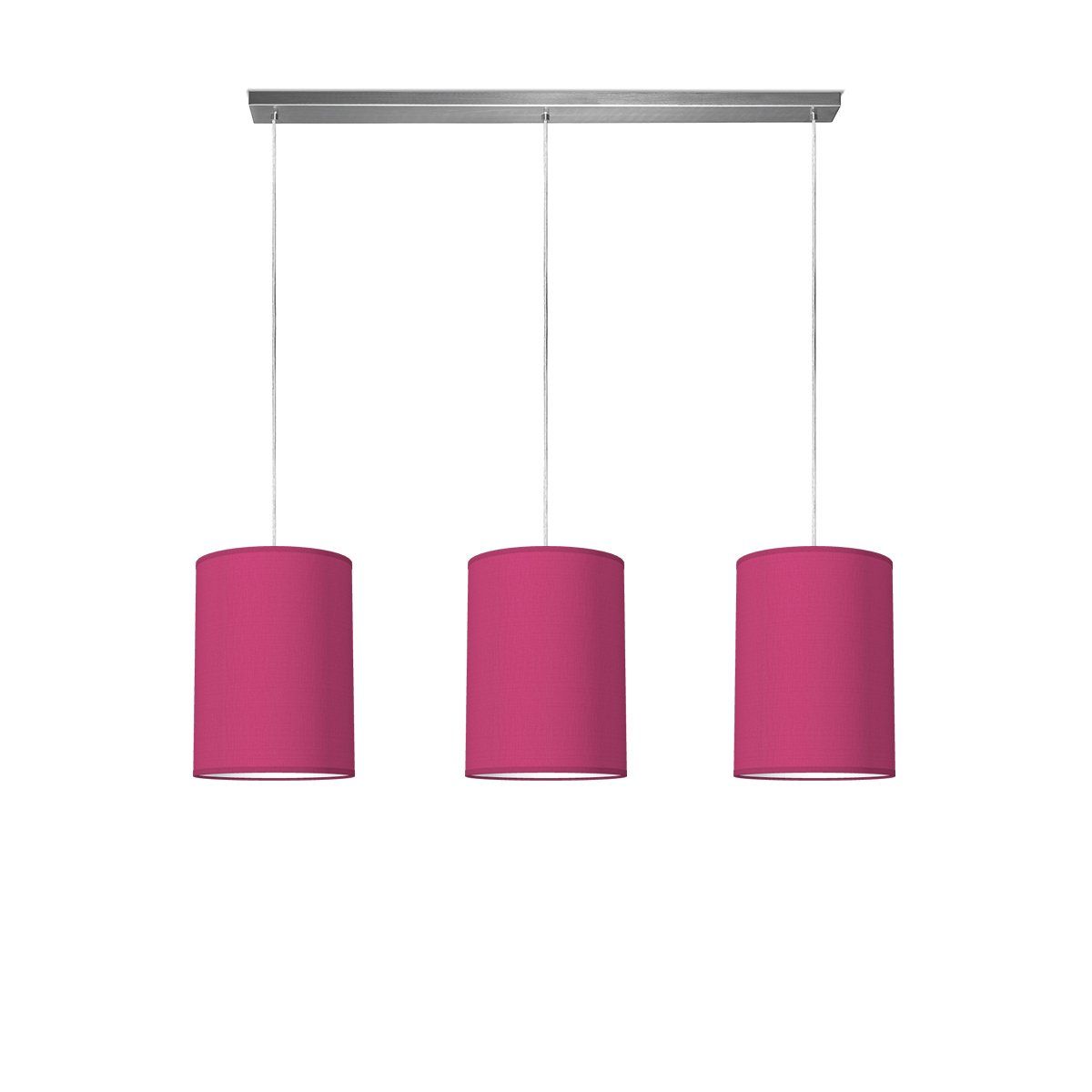 Light depot - hanglamp beam 3 tube Ø 25 cm - roze - Outlet