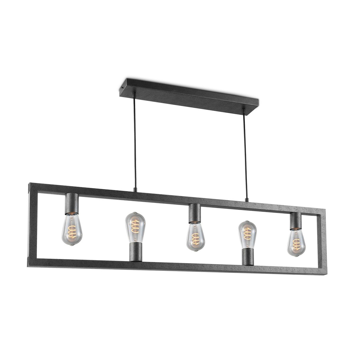 Light depot - hanglamp Preto 5L - zwart - Outlet
